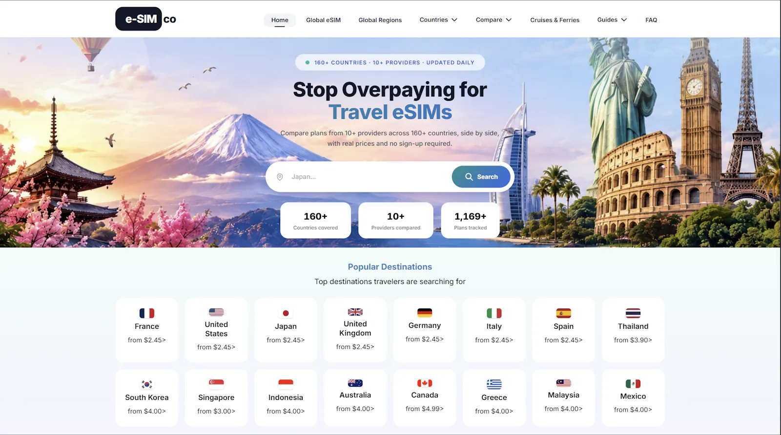 e-sim.co screenshot 1
