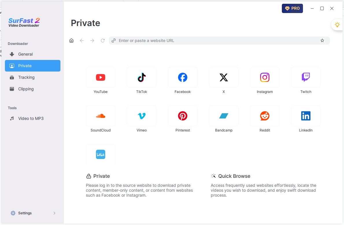 Surfast वीडियो डाउनलोडर v2.0.0 - सभी के लिए सुरक्षित 8k वीडियो डाउनलोडर मीडिया 2