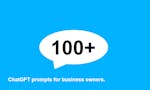 100+ ChatGPT prompts for business owners image