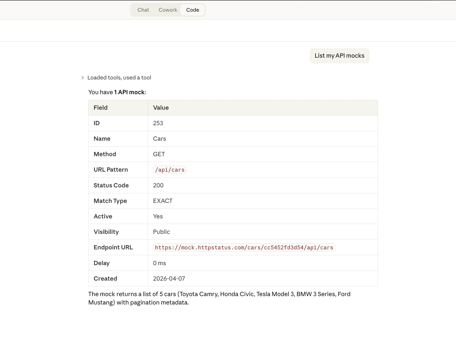 HTTPStatus MCP Server screenshot 3