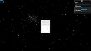 tsParticles gallery image