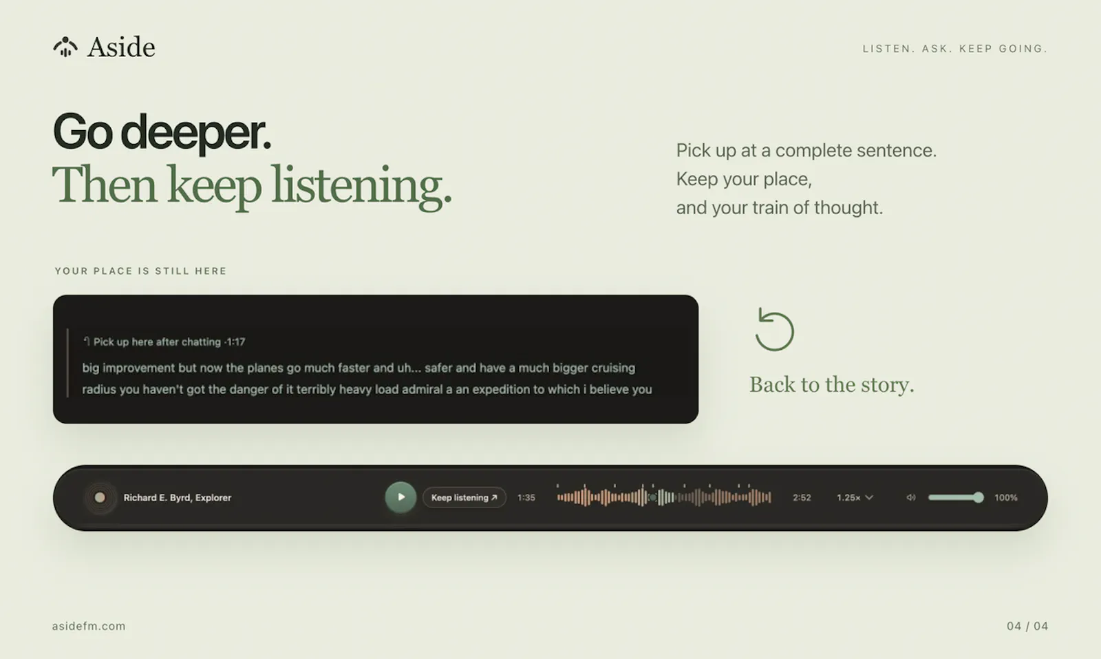 Aside screenshot 3