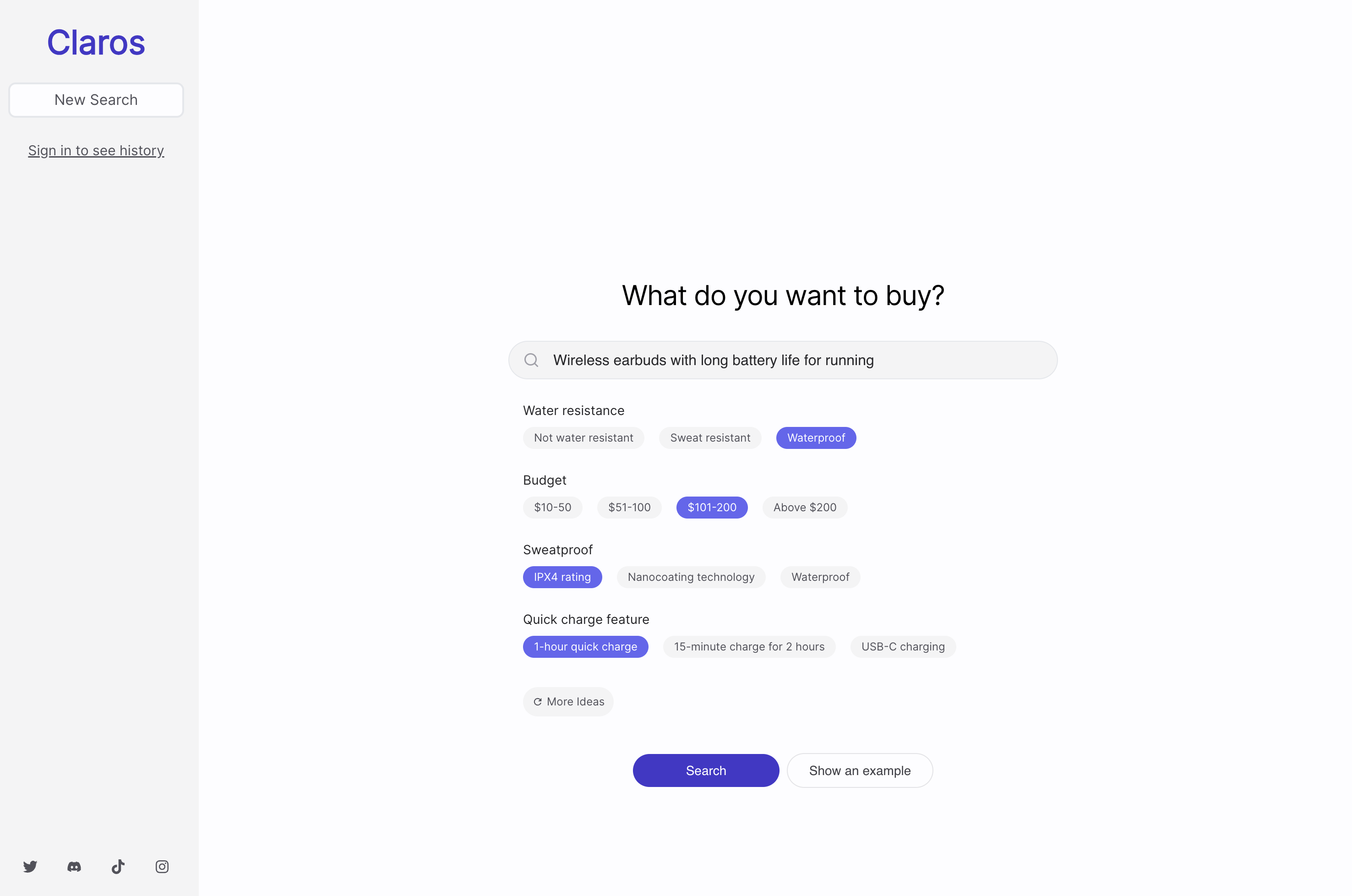 claros-2 - An AI shopping assistant to find you better products faster