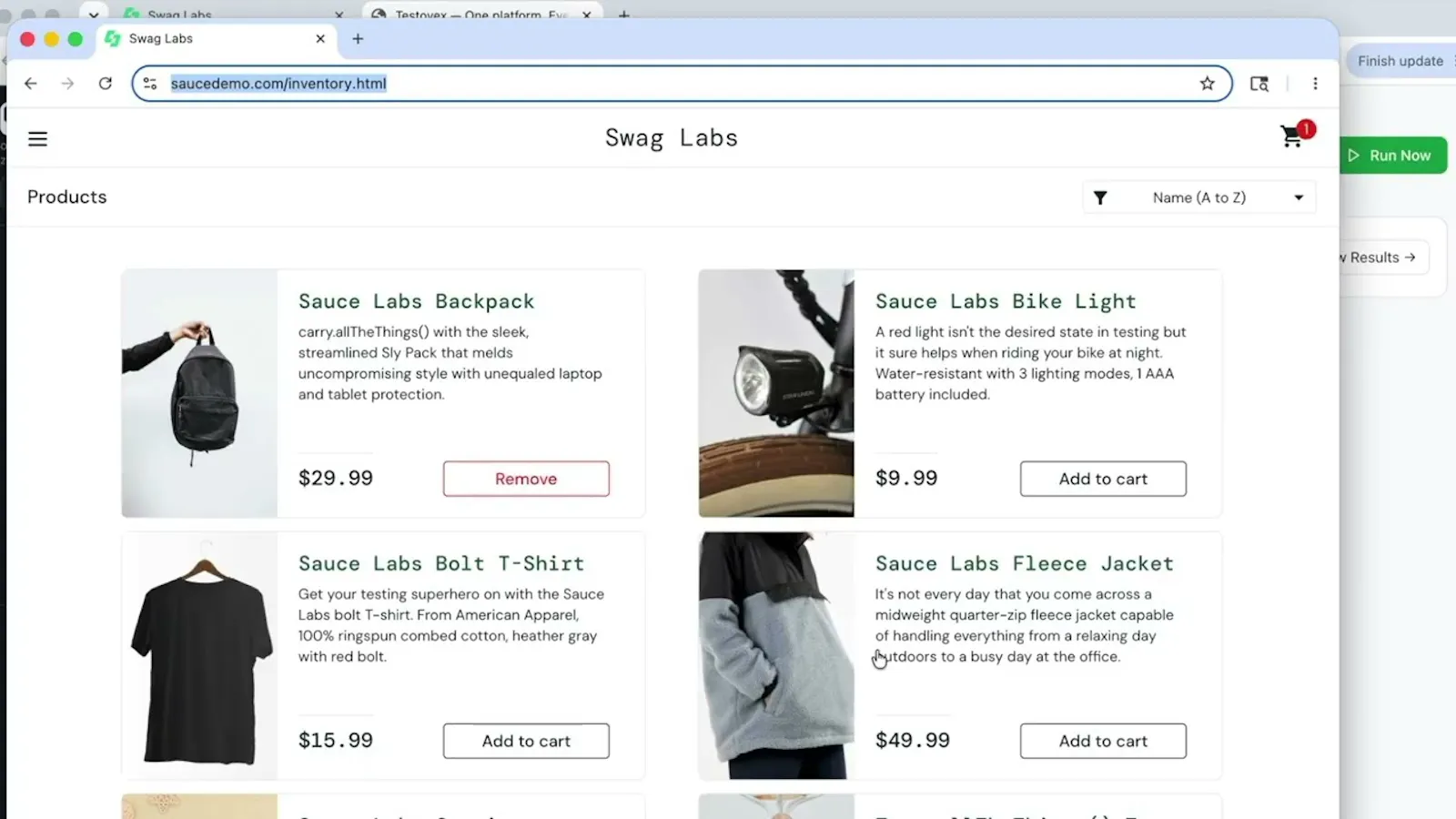 Testovex screenshot 1 (video preview)