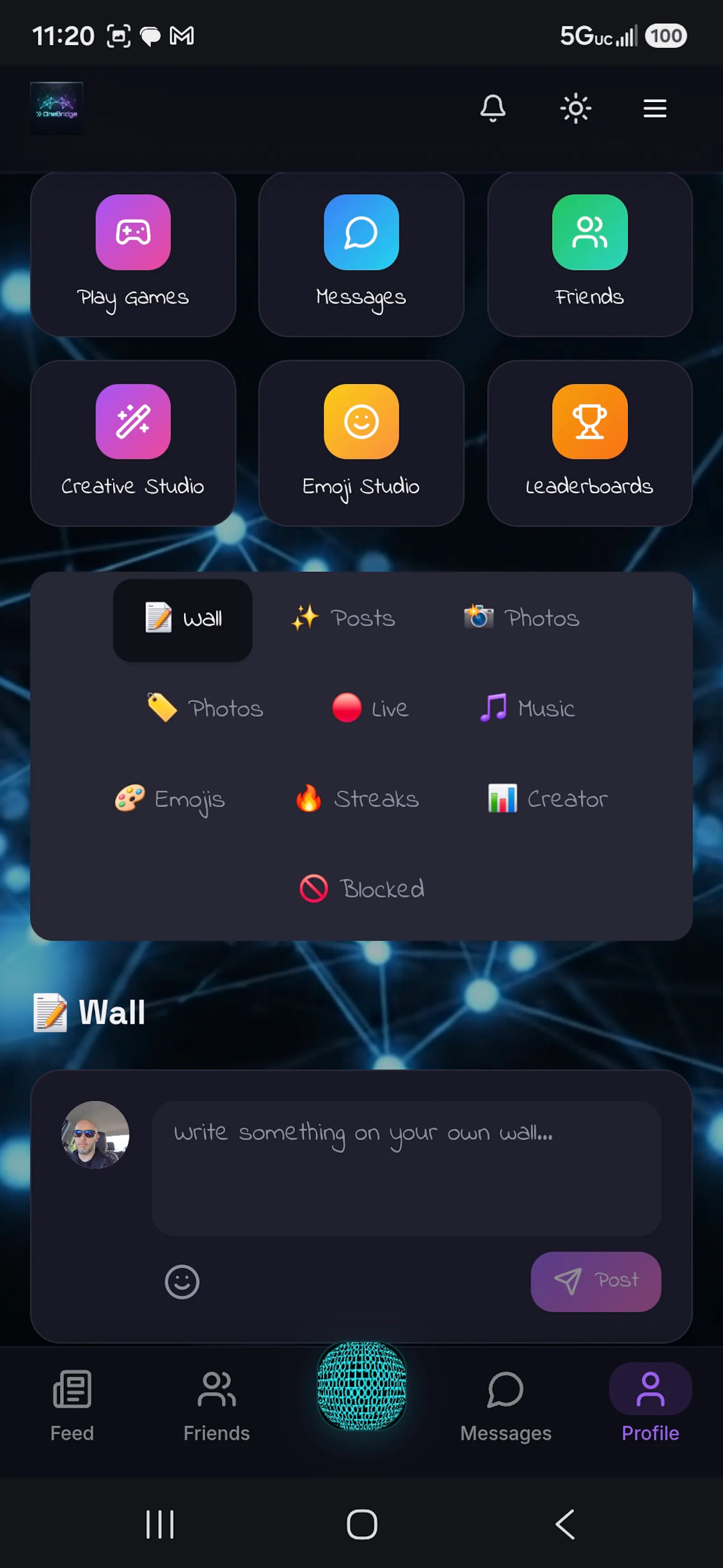 OneBridge The Social Media App screenshot 3