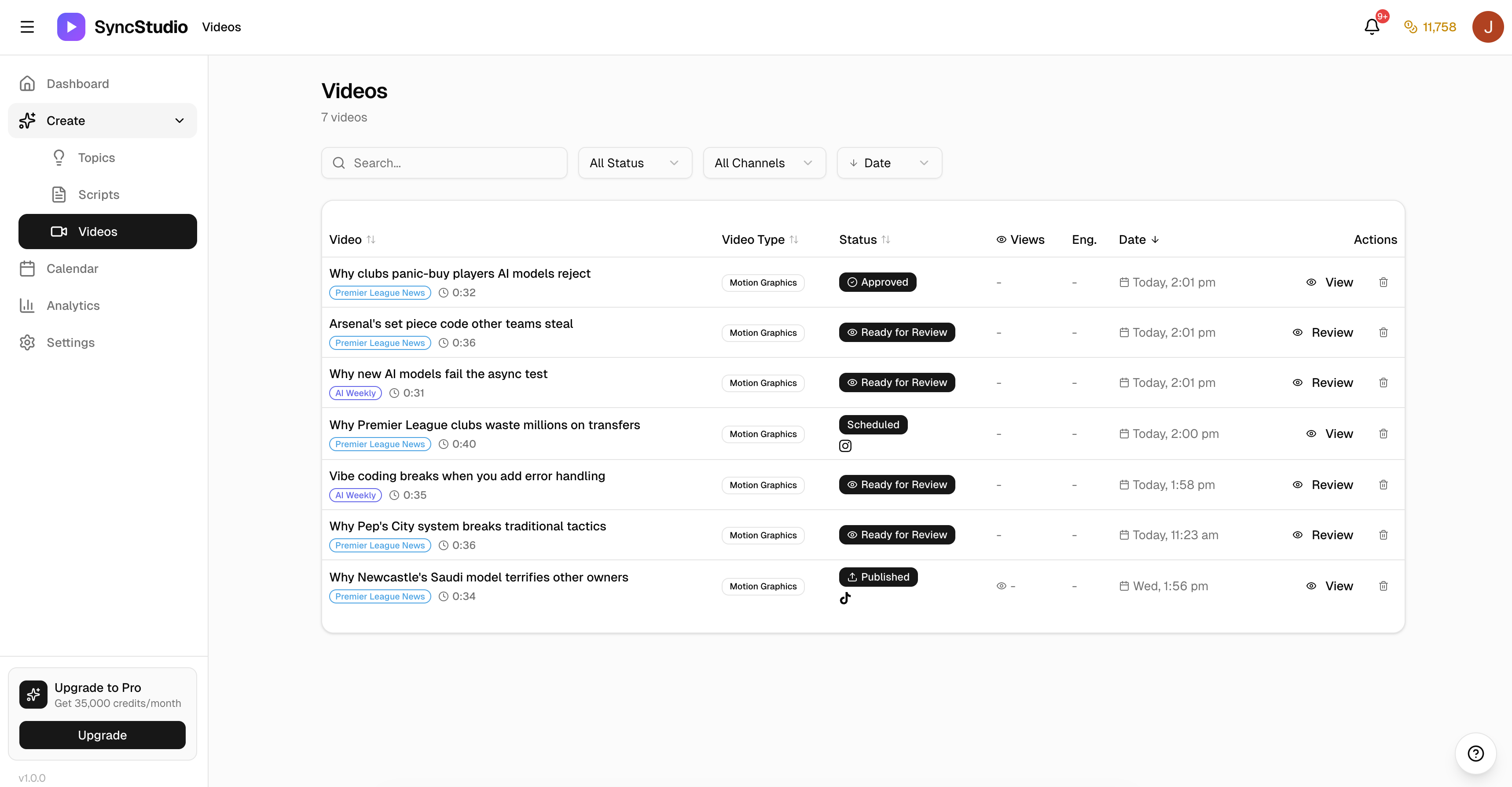 SyncStudio: Faceless Videos, Zero Effort gallery image