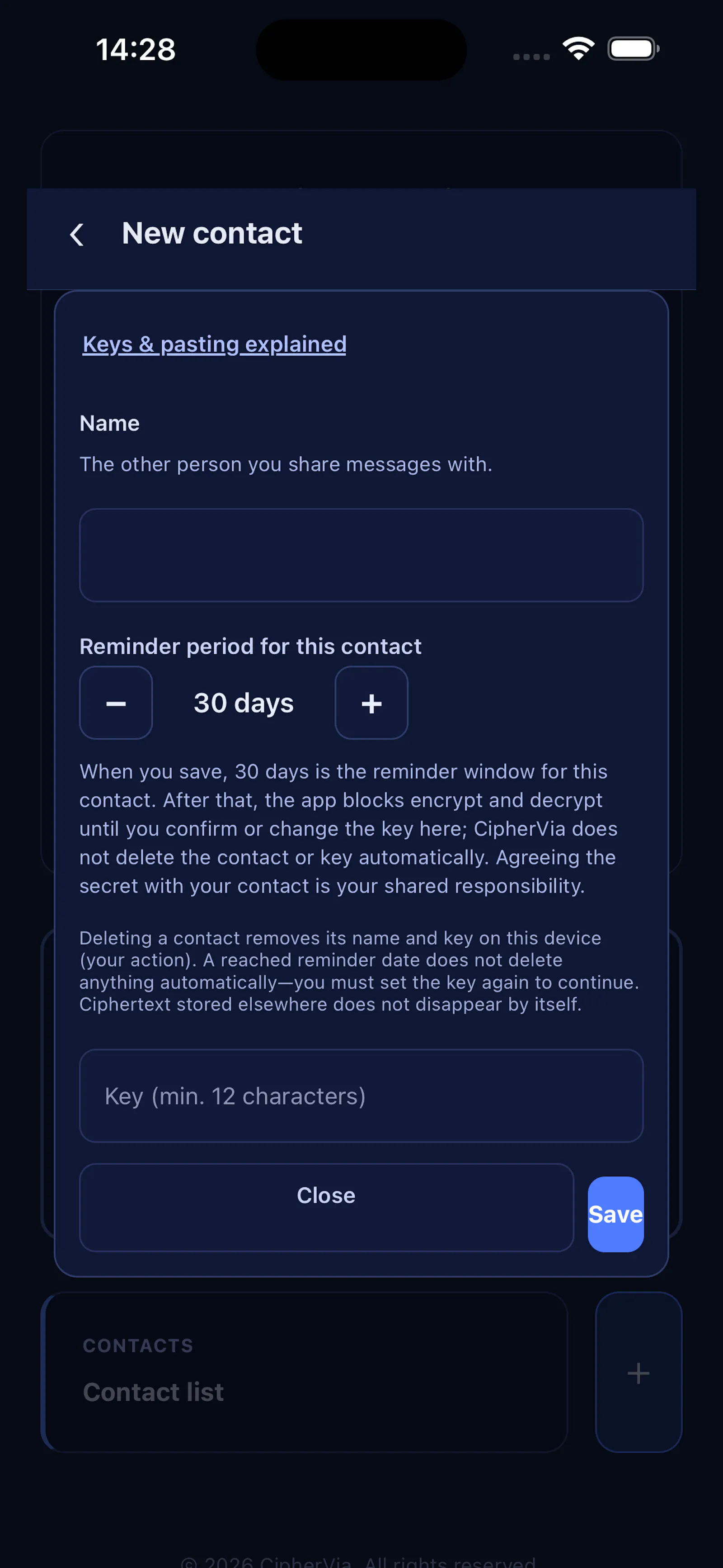 CipherVia screenshot 2