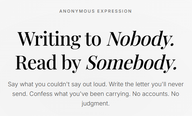 Dear Nobody gallery image