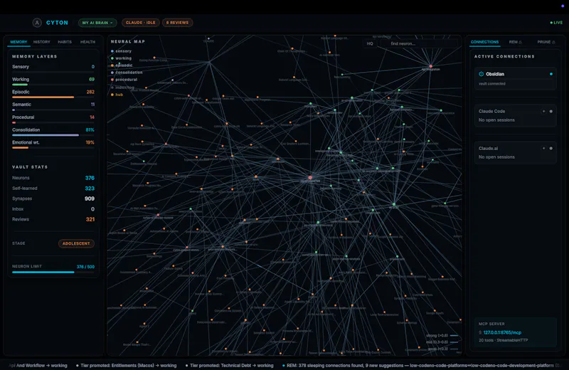 Cyton screenshot 2