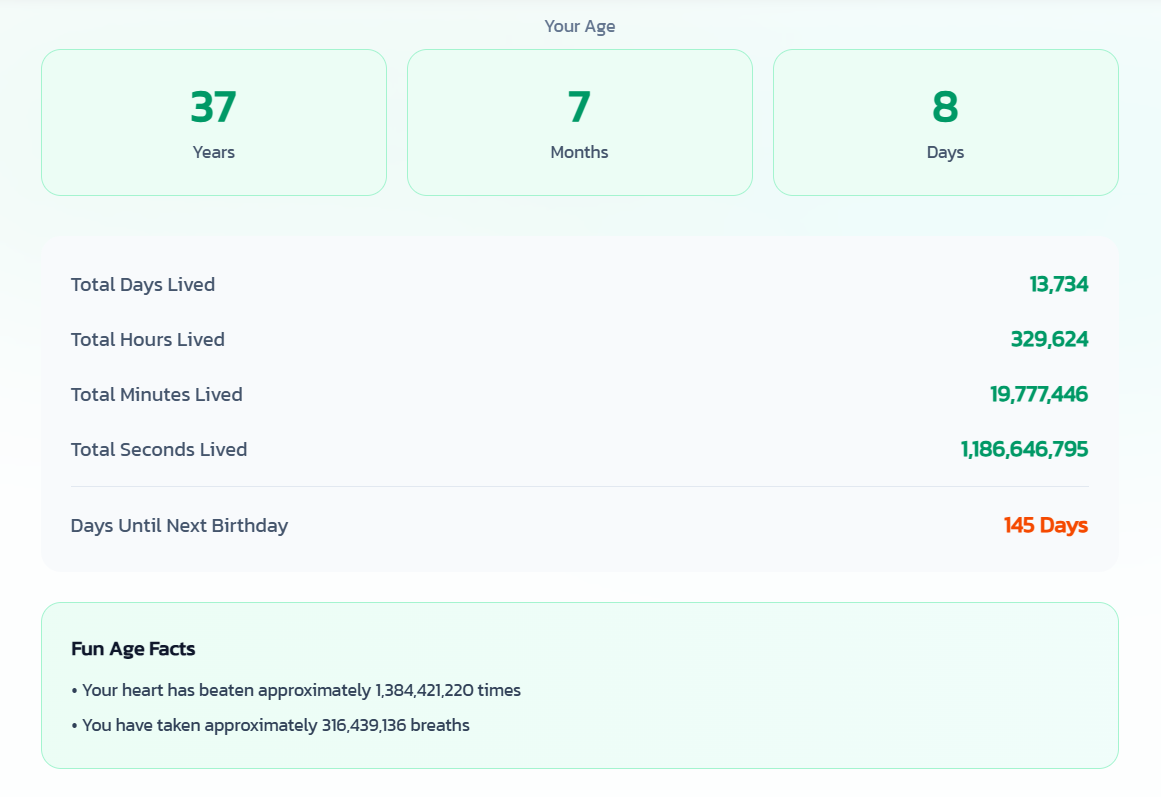 Online Age Calculator gallery image