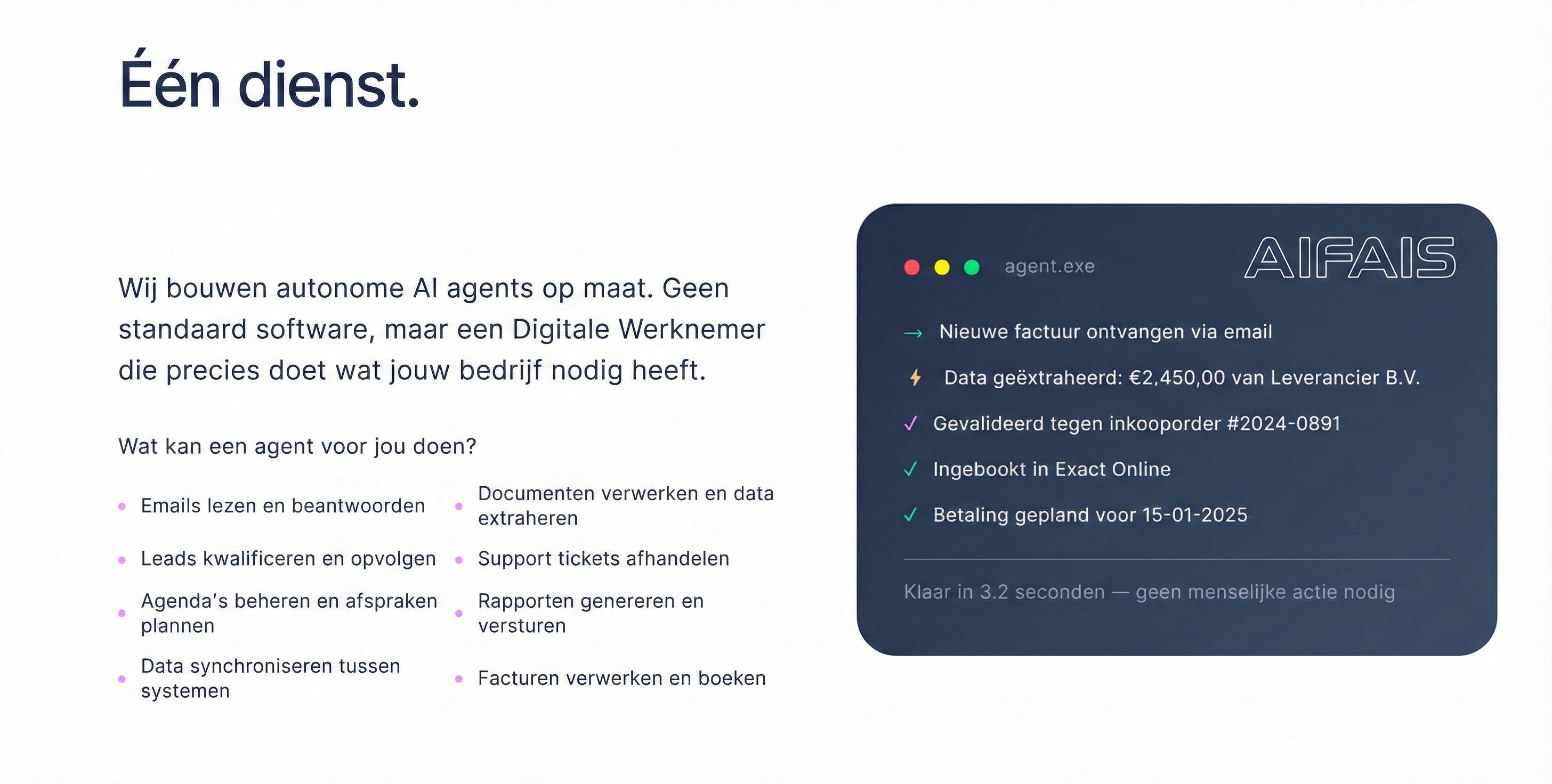 AIFAIS - Screenshot 3 showing product features and functionality