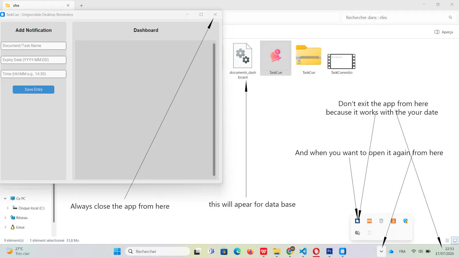 TaskCue: Unignorable Desktop Reminders screenshot 3