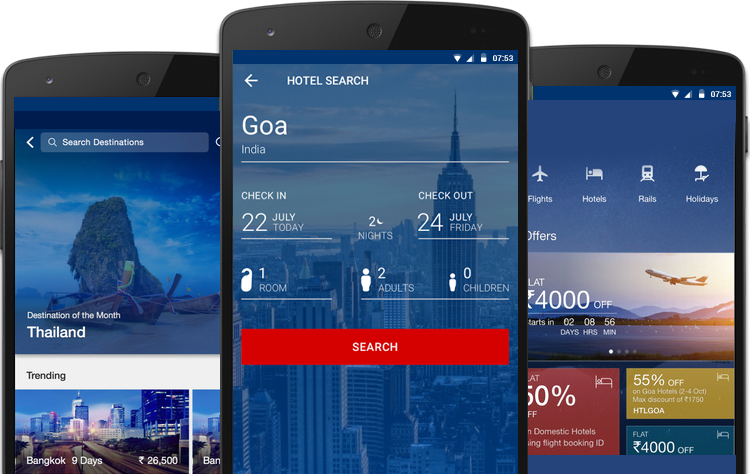 Online hotel booking system