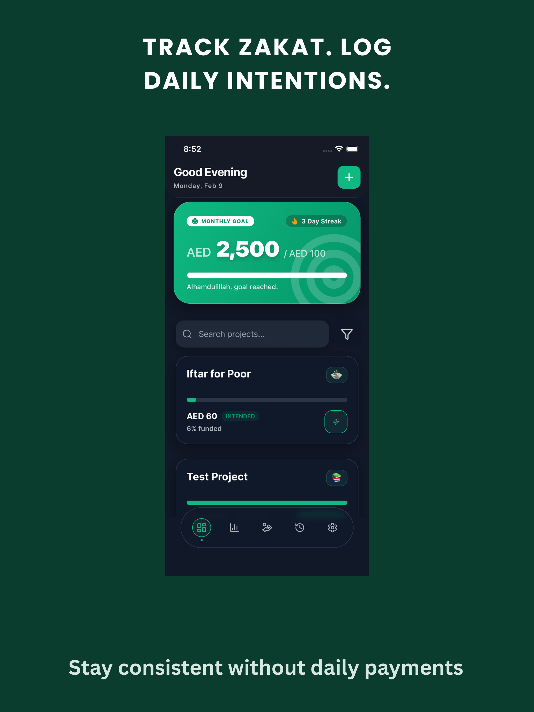 Sidq - Sadaqah & Zakat Tracker gallery image