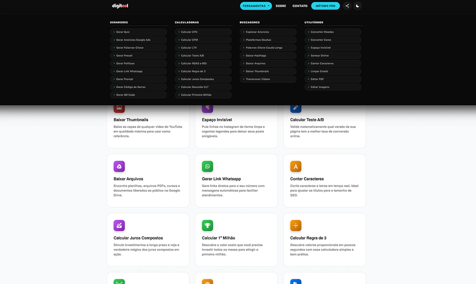Digitool screenshot 2