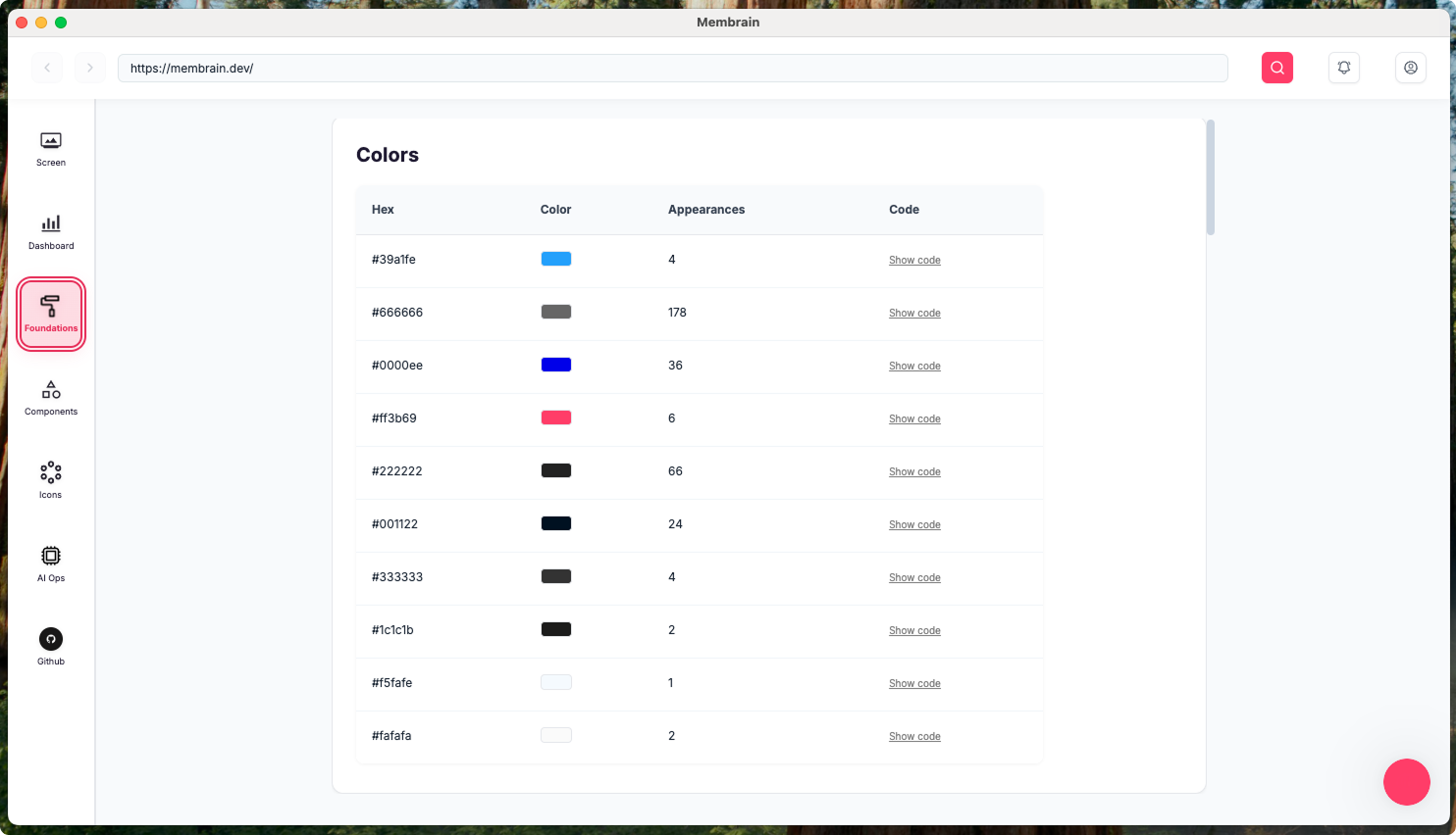 Mídia 4 de Membrain.dev - Encontre, conserte e impeça o desvio do design no seu front -end.