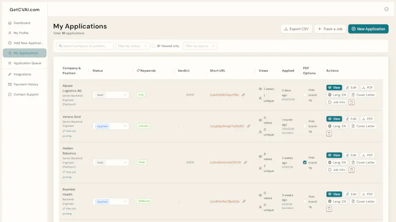 GetCVAI screenshot 5