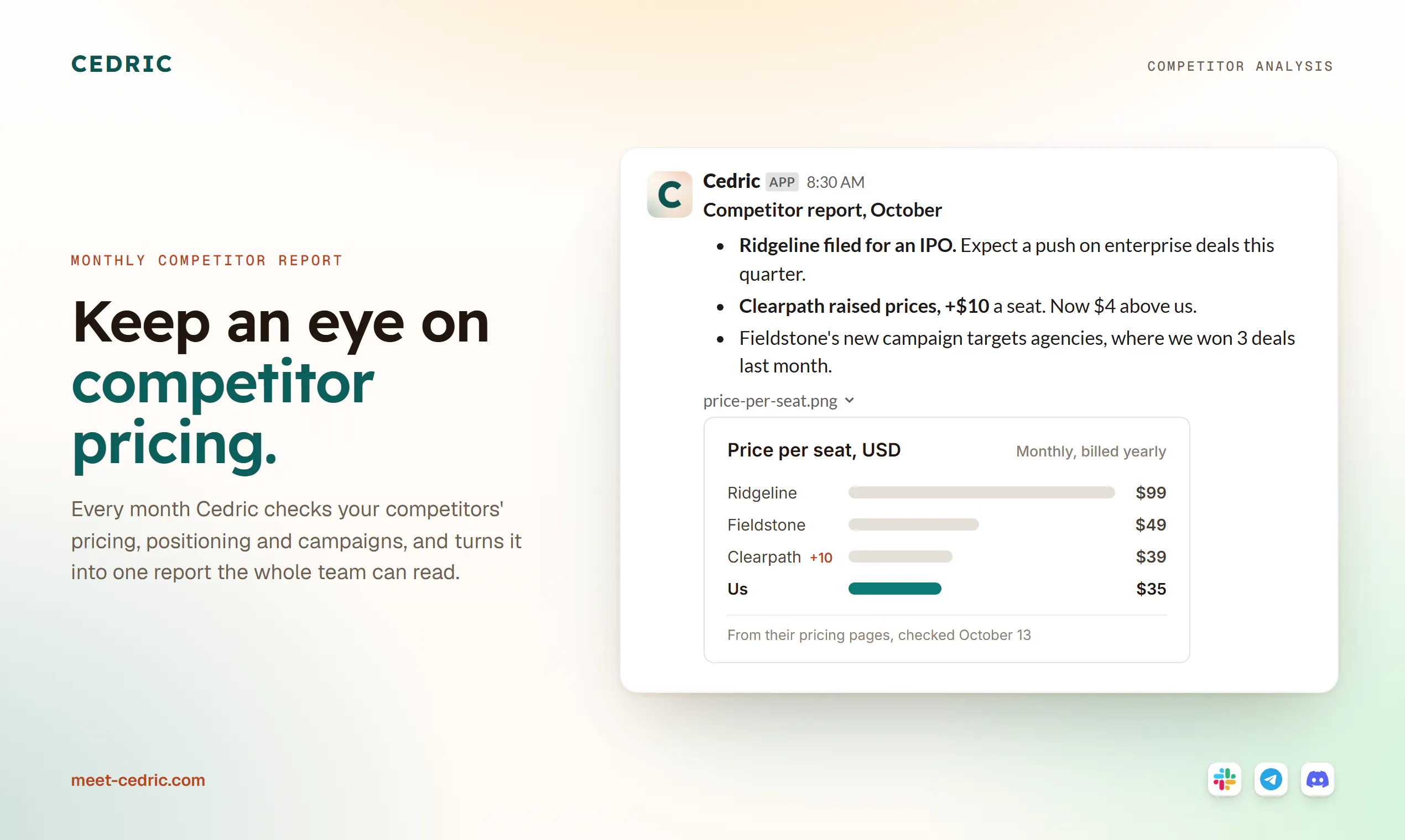 Cedric AI Teammate for Startups gallery image