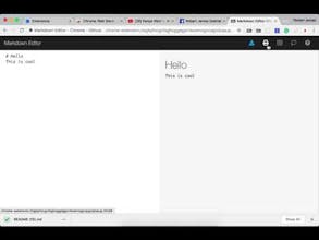 Github Markdown Editor gallery image