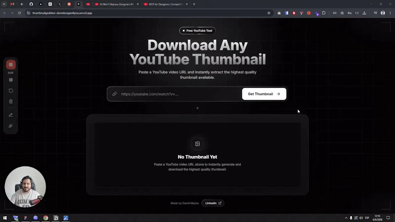 Thumbnail Grabber screenshot 1 (video preview)