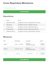 Cross Repository Milestones gallery image