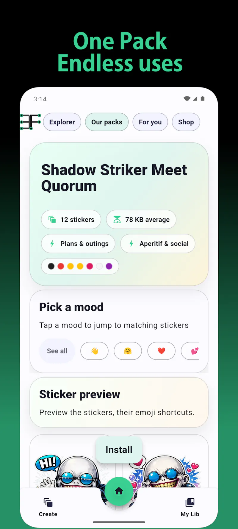 Sticker & Maker by EFlash screenshot 8