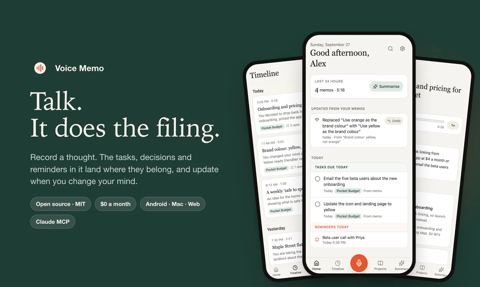 Voice Memo screenshot 2