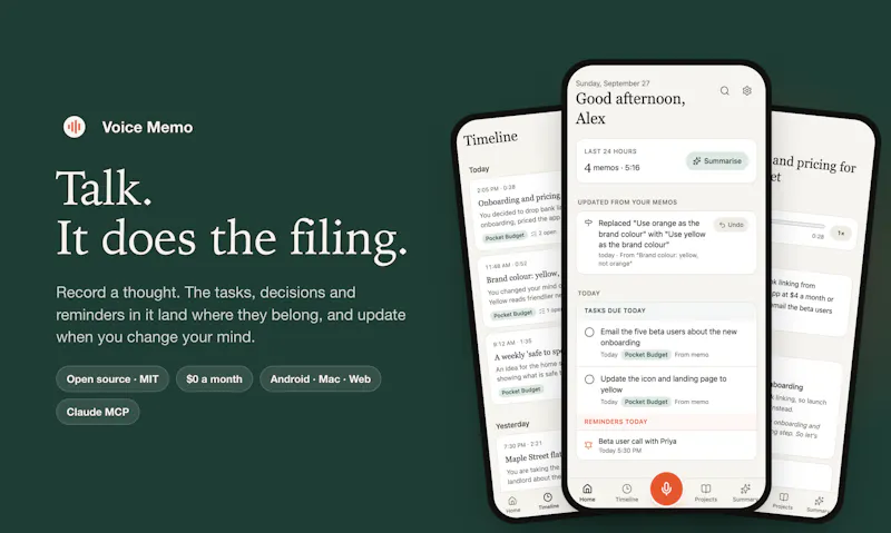 Voice Memo screenshot 2