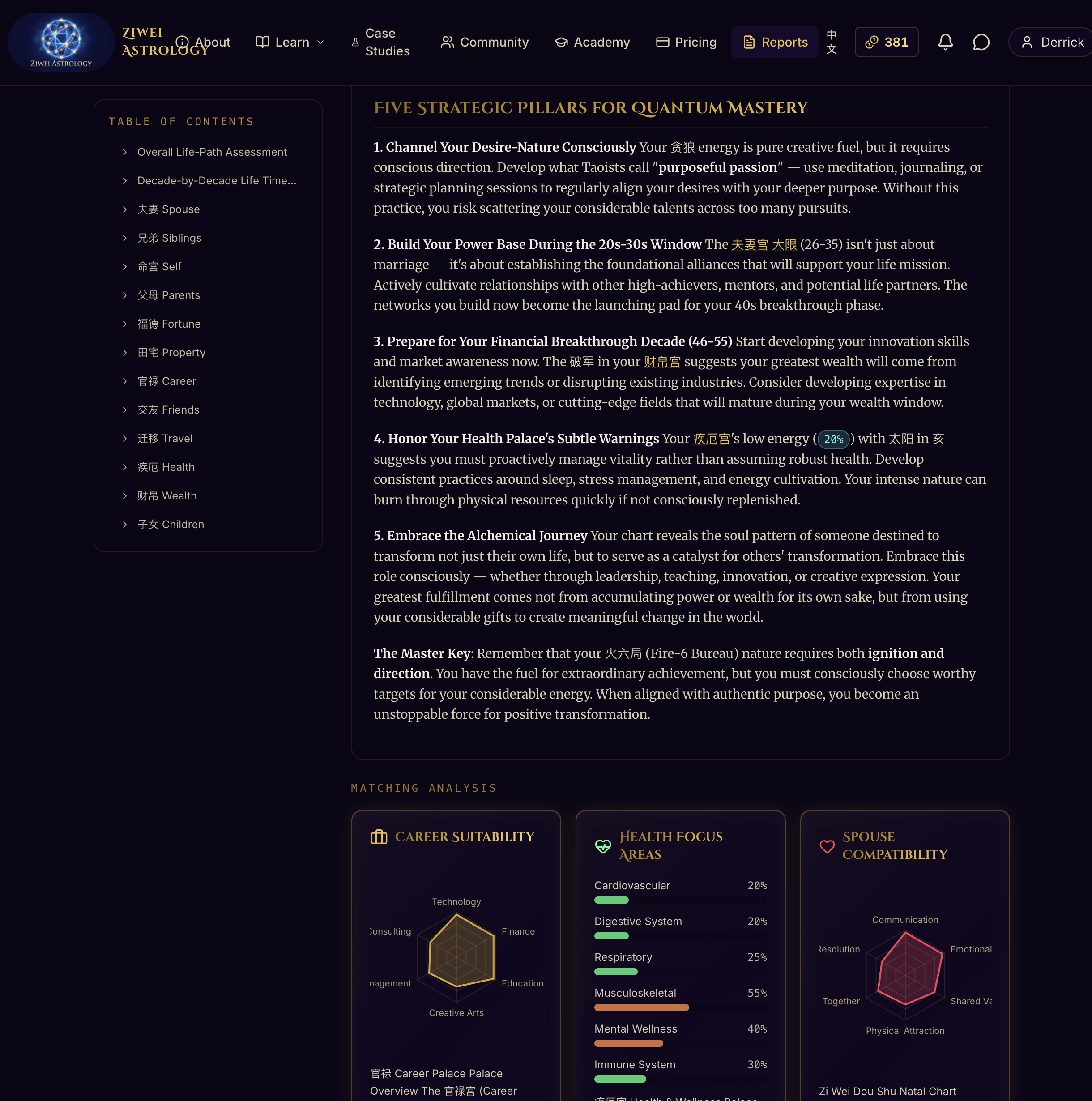 Zi Wei Astrology AI — Free Destiny Chart - Screenshot 2 showing product features and functionality