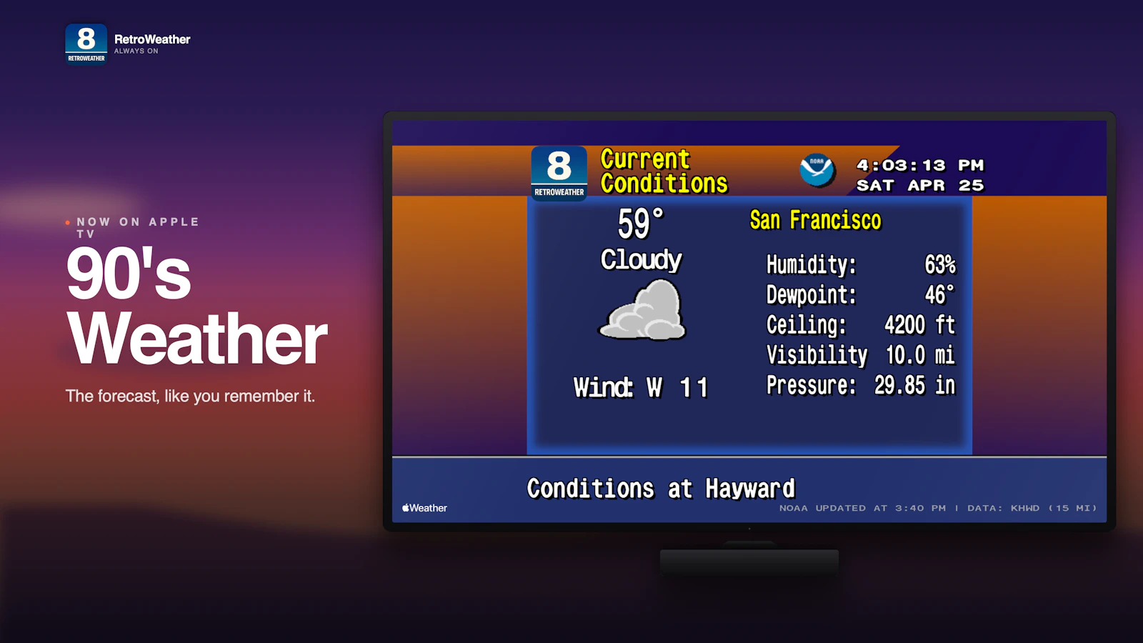 RetroWeather screenshot 1