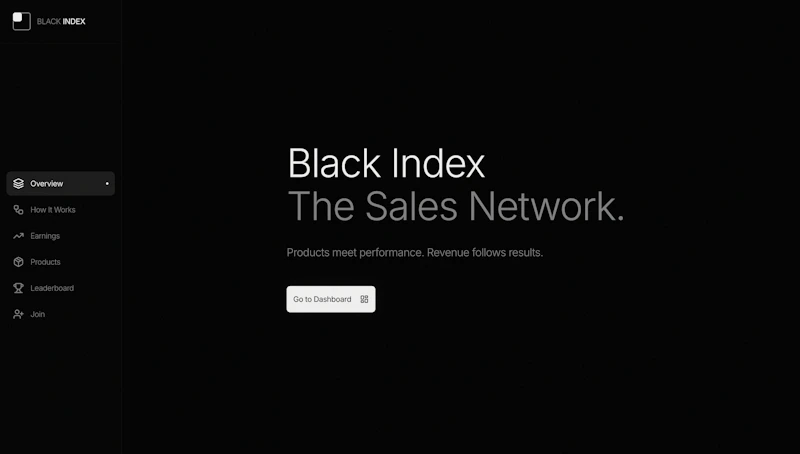 Black Index screenshot 1