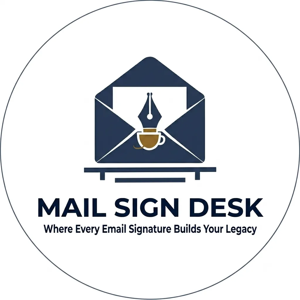 Mail Sign Desk 