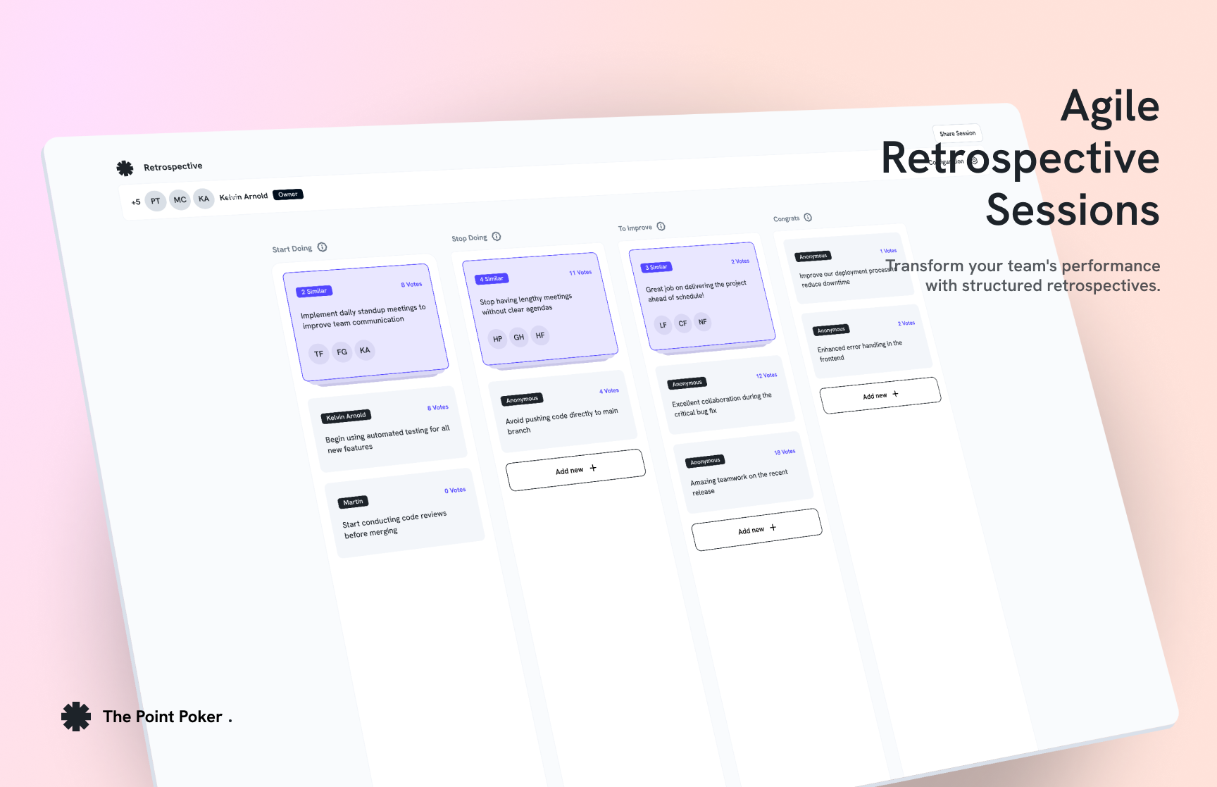 The Point Poker - A Free Planning Poker gallery image