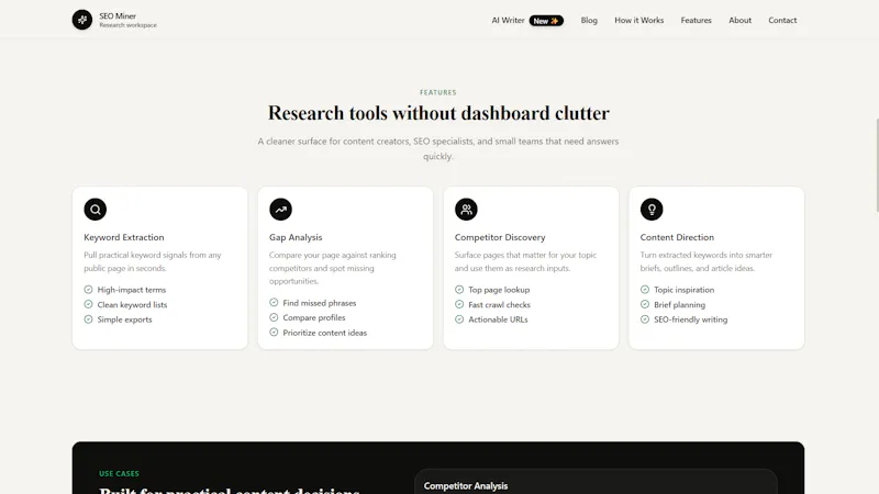 SEO Miner screenshot 2
