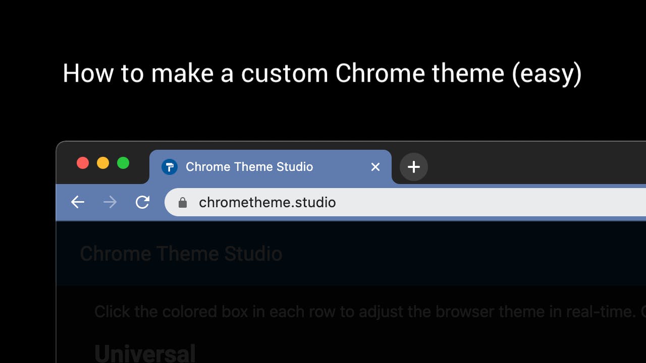 Chrome Theme Studio media 2