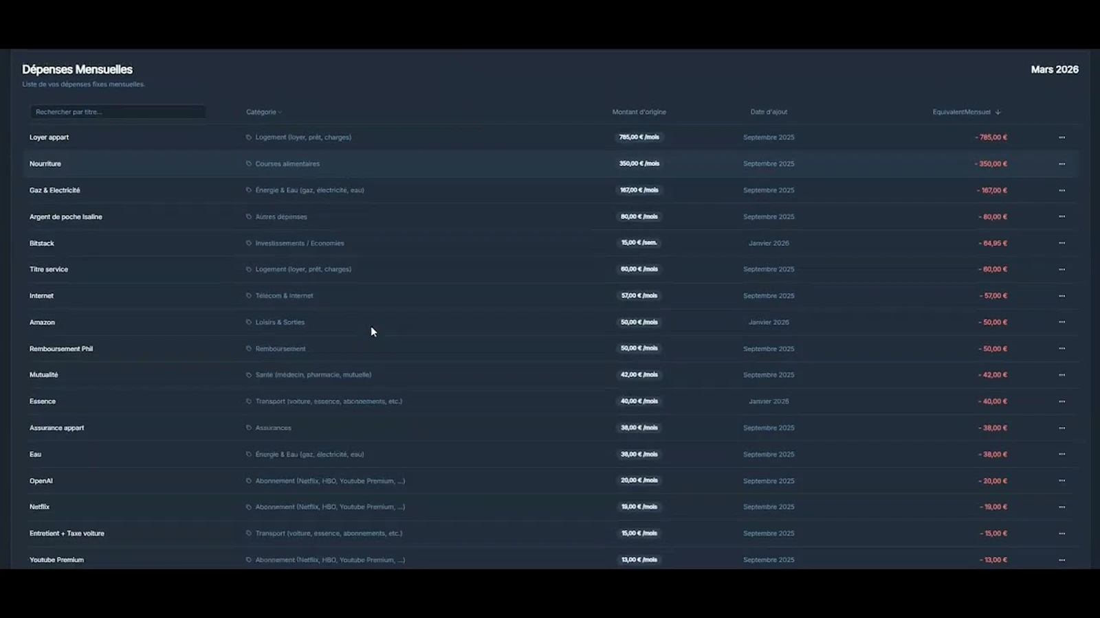 Budgeto screenshot 1 (video preview)