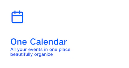One Calendar gallery image