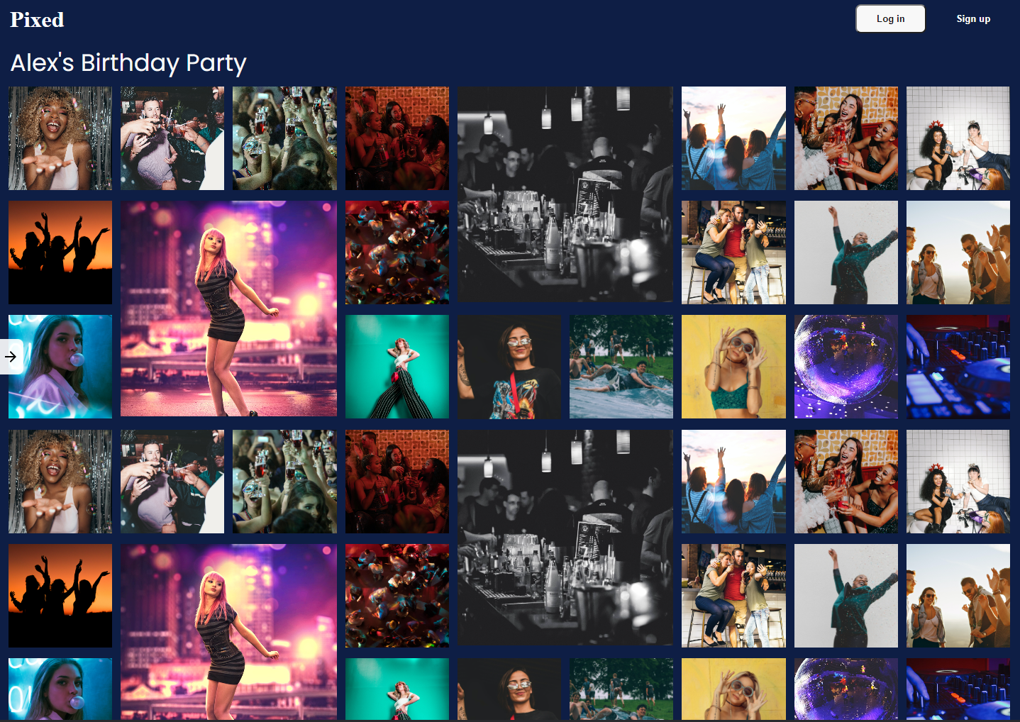 Média Pixé - Moyenne facile de partager des photos dans des albums collaboratifs 3