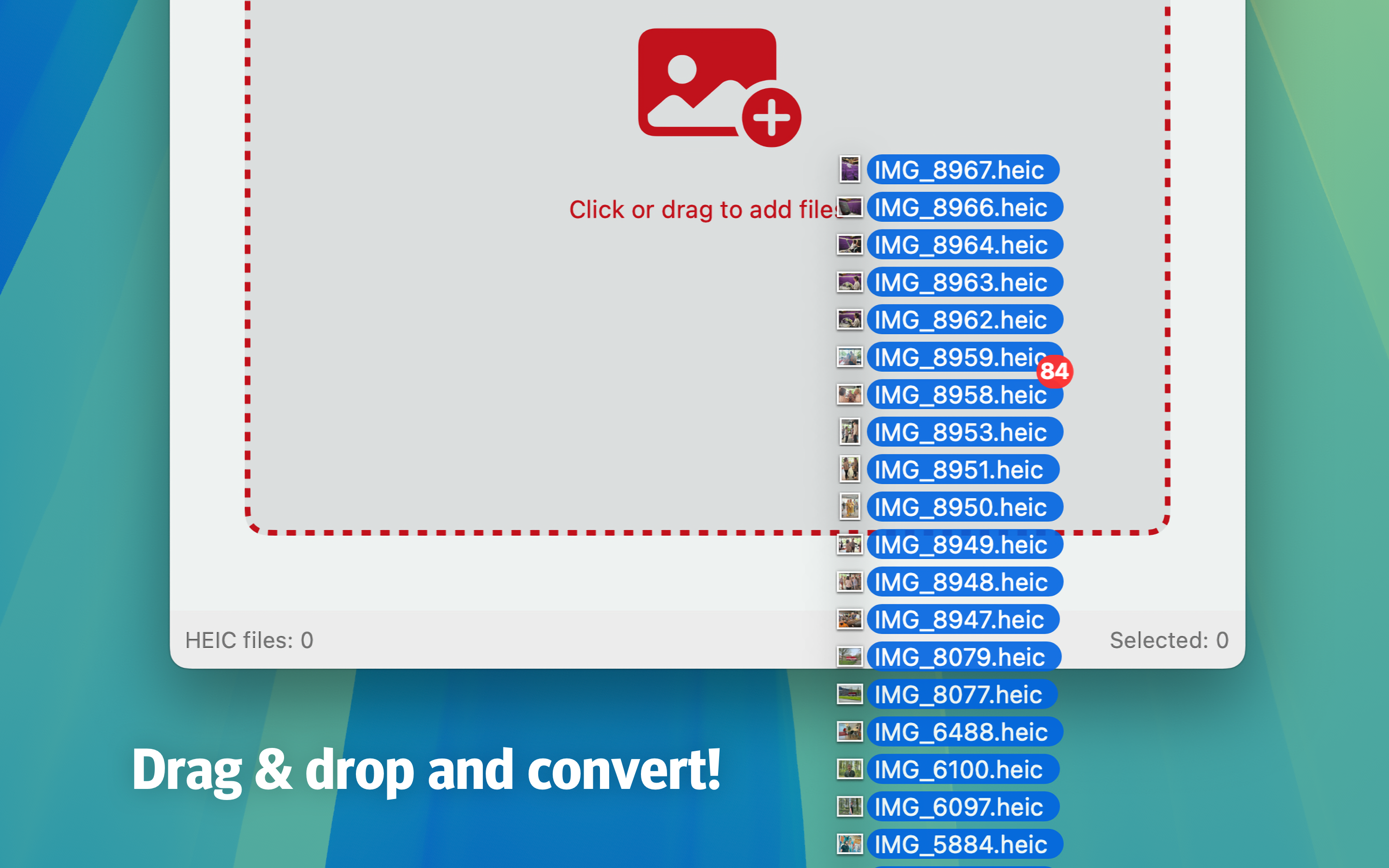 HEIC Dropper - Batch convert HEIC to JPG media 3