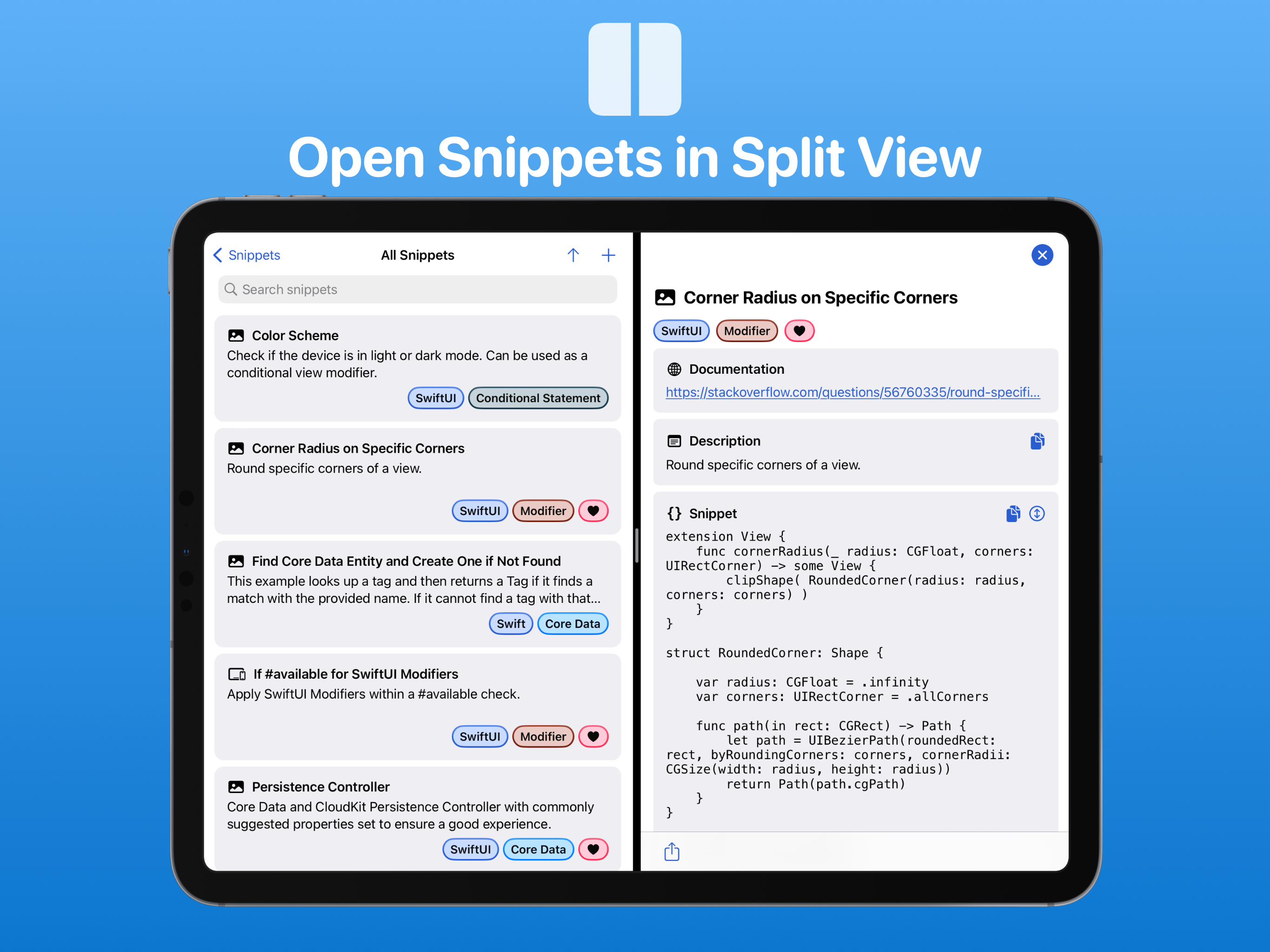 Snippets Studio 2.0 - Сохраните ваш часто используемый код медиа 6