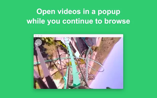 Open videos and gifs in a borderless window