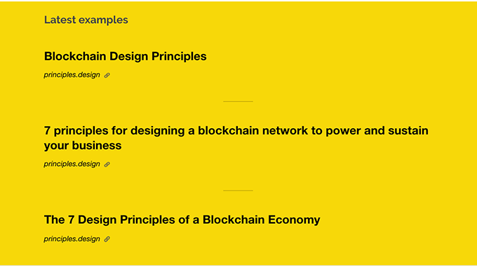 Design Principles News gallery image