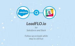 LeadFLO for Salesforce and Slack media 2