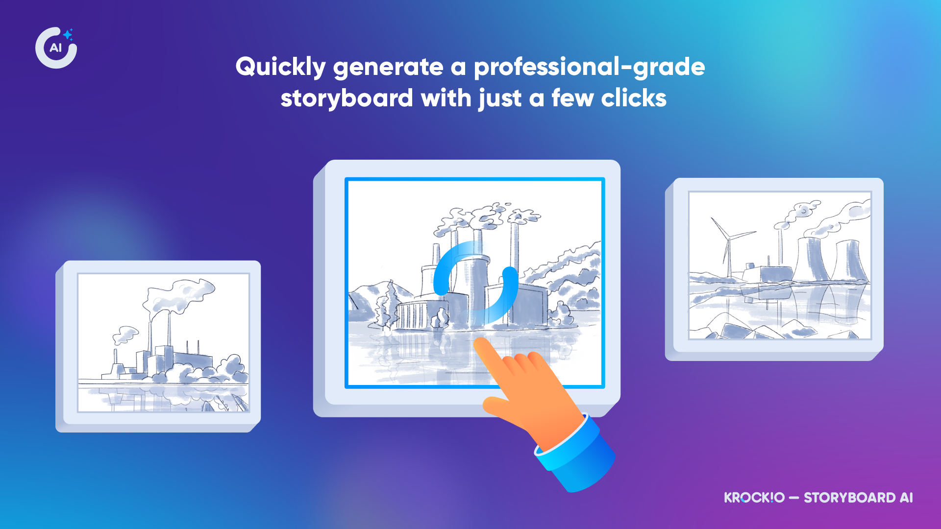 Krockio: Storyboard AI media 3