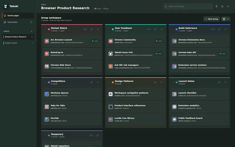 Tabuki screenshot 1