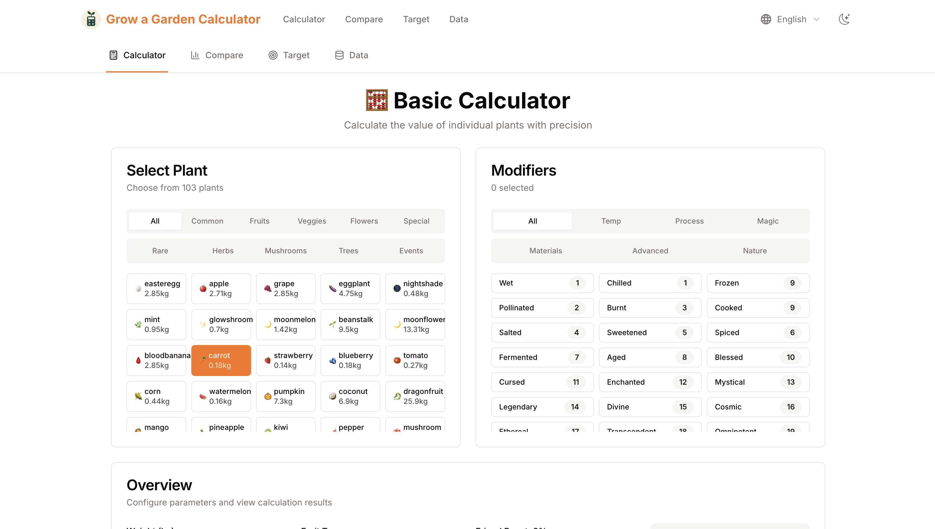 Grow a Garden Calculator gallery image