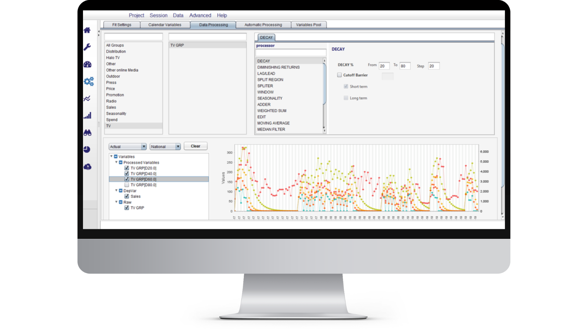 Master - Software de modelado de mezcla de marketing media 2