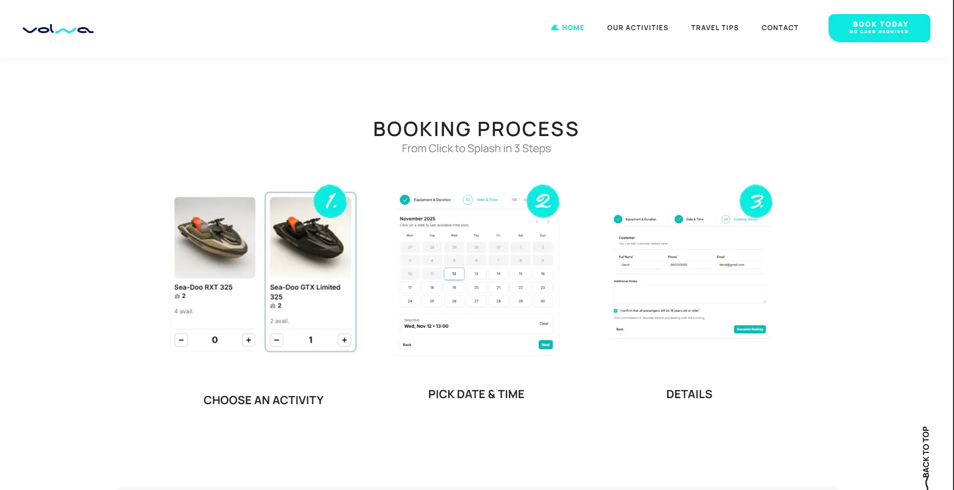 Volna product banner