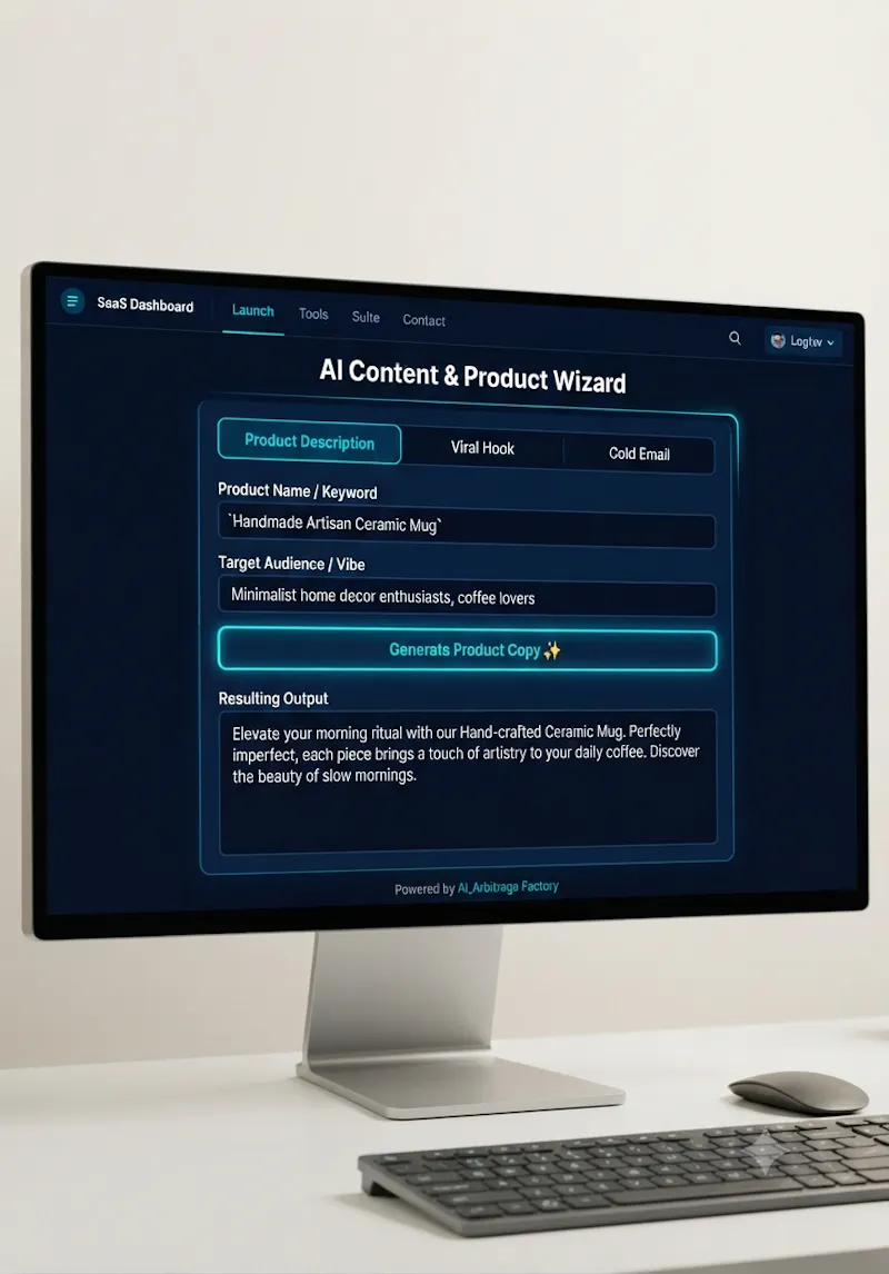 AI Flow Builder veya MicroSaaS screenshot 2