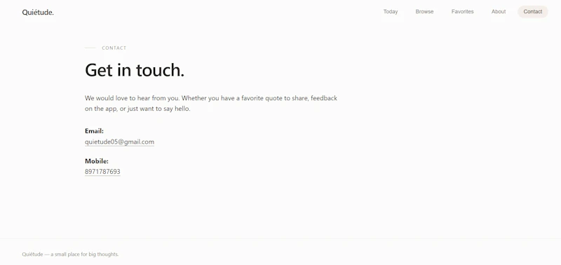 Quiétude screenshot 5